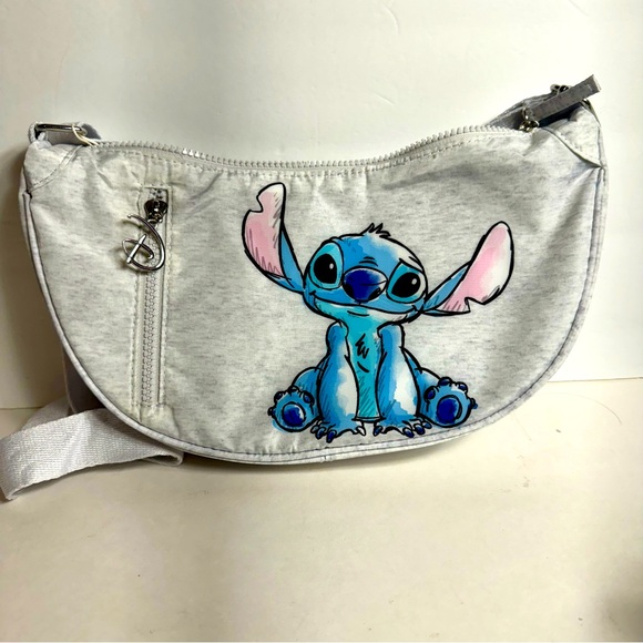 NWT. Disney Primark Stitch crossbody bag. Adorable gray bag - Picture 1 of 11